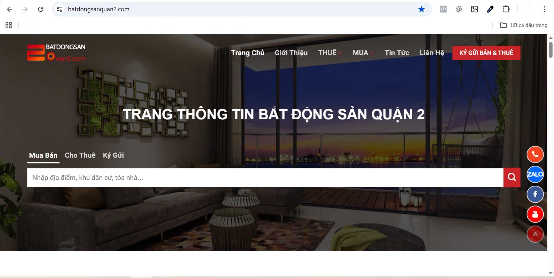 giao dien moi website batdongsanquan2com